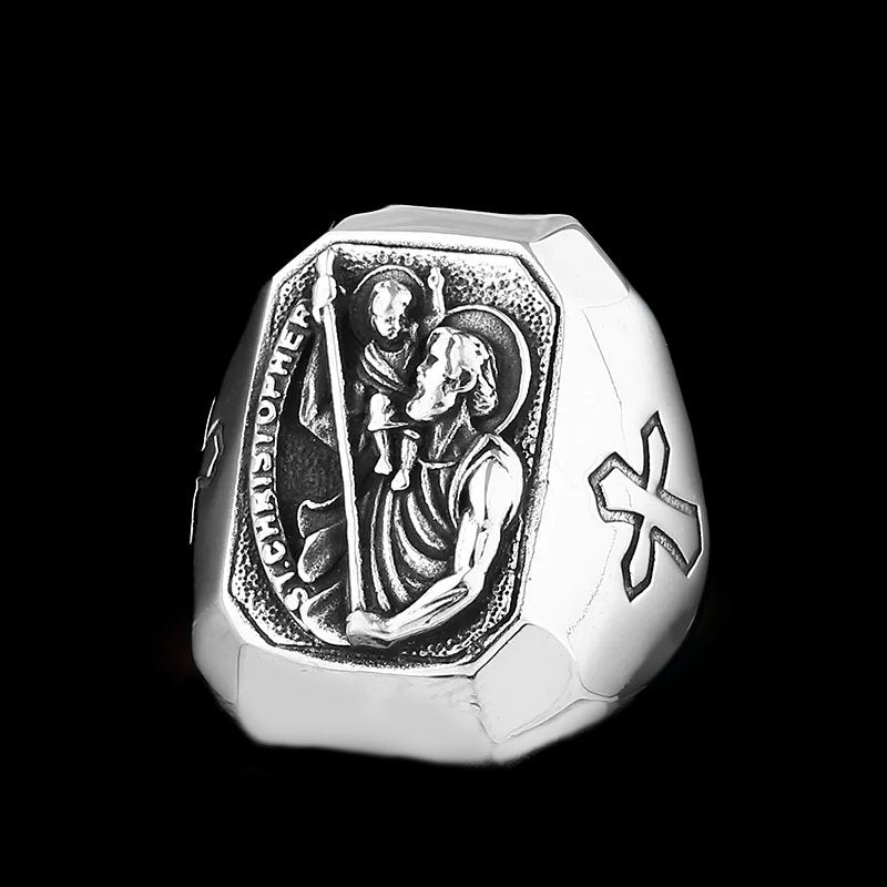 St. Christopher Cross Ring