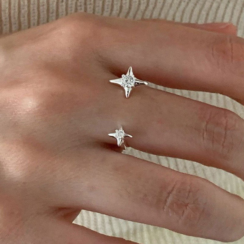 Starlit Wish Ring in Silver