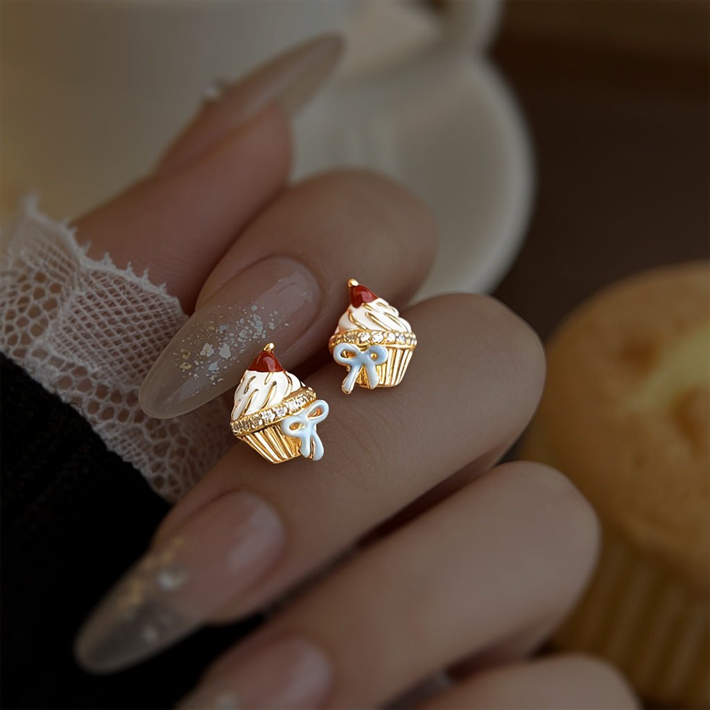 Strawberry Cupcake Earrings