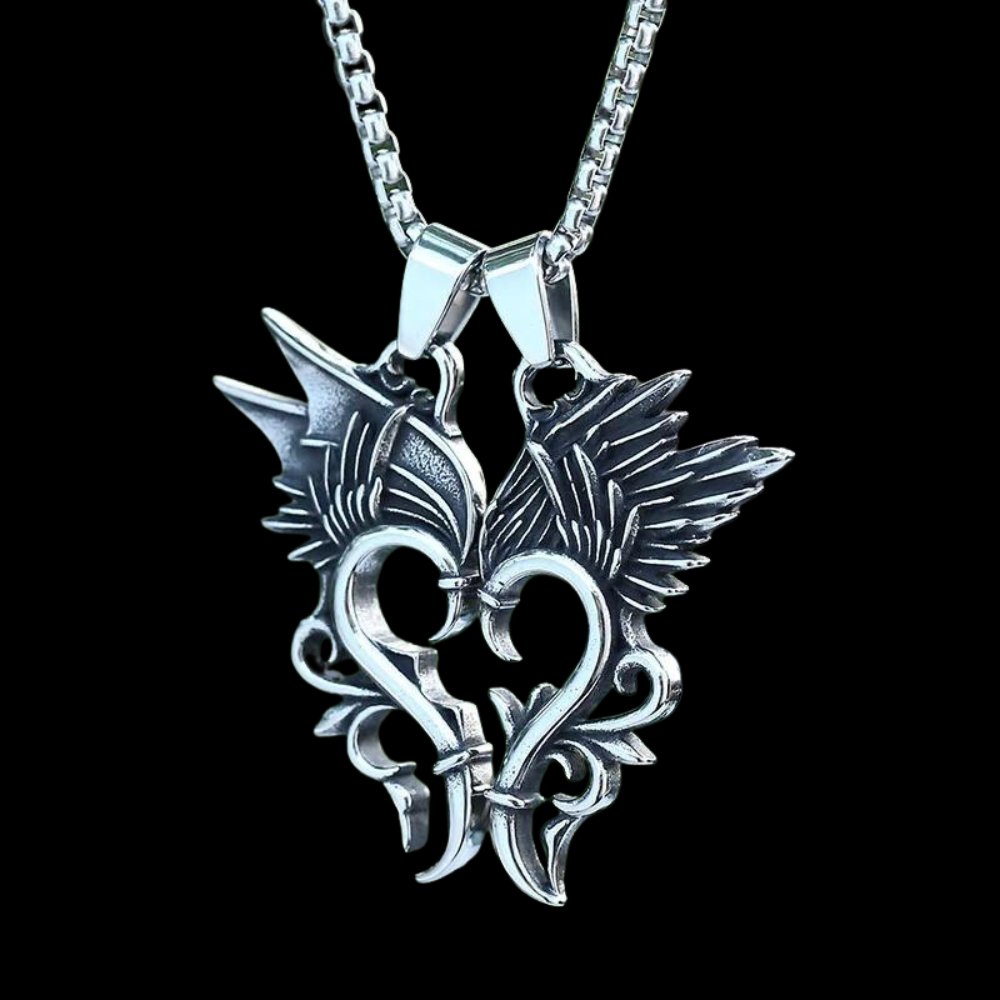 The Dragon Wing Heart Pendant