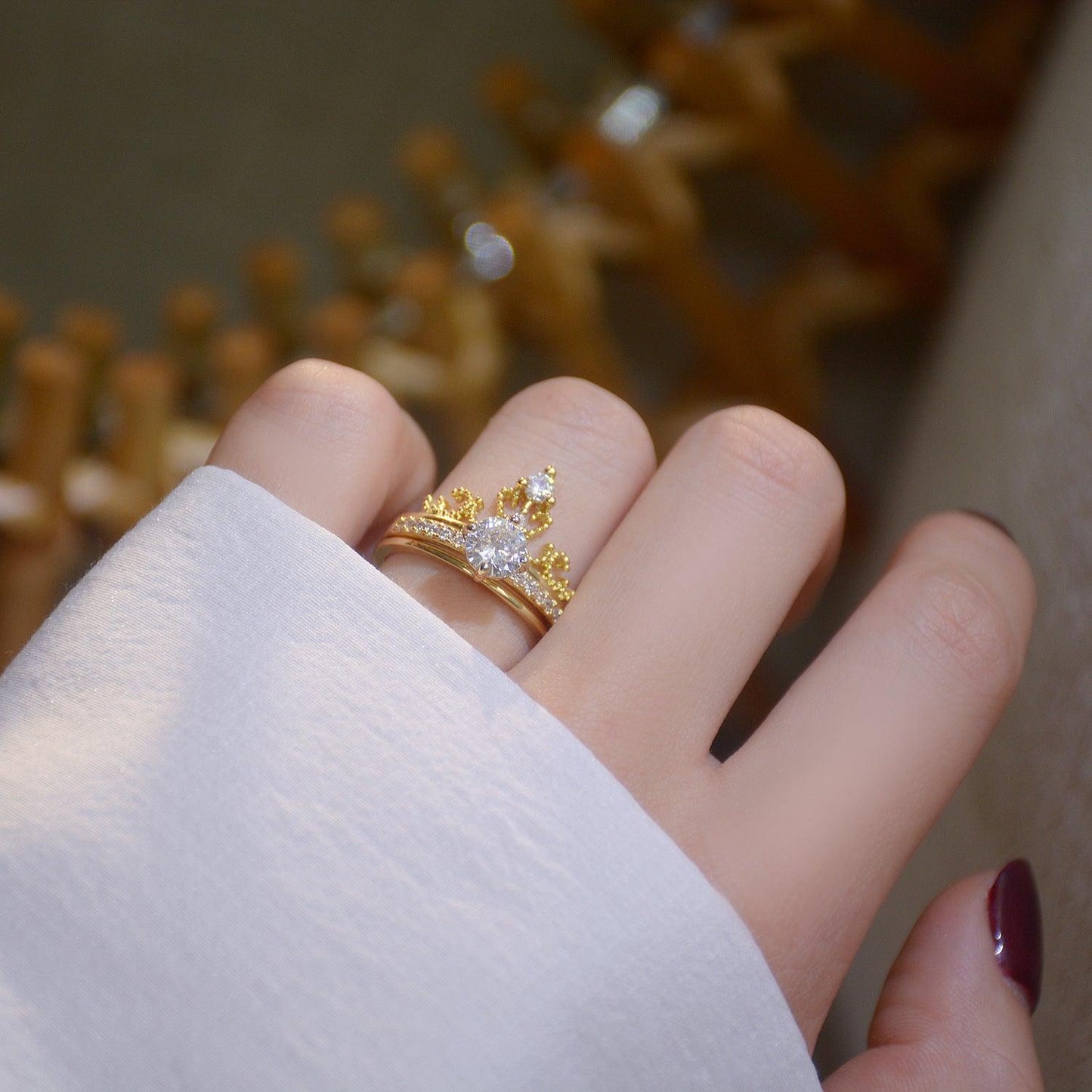 [sample ] Tiara Ring Set