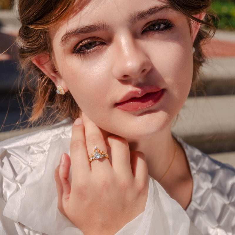 [sample ] Tiara Ring Set