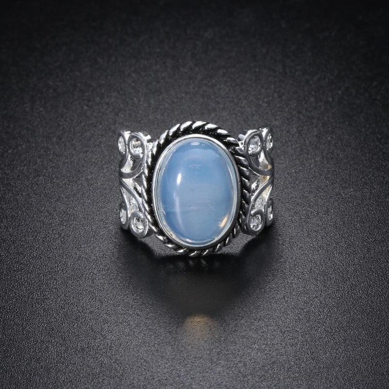 Tibetan Inspired Moonstone Ring