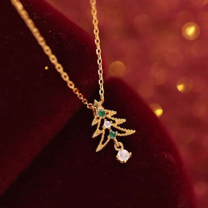 Twinkling Evergreen Necklace