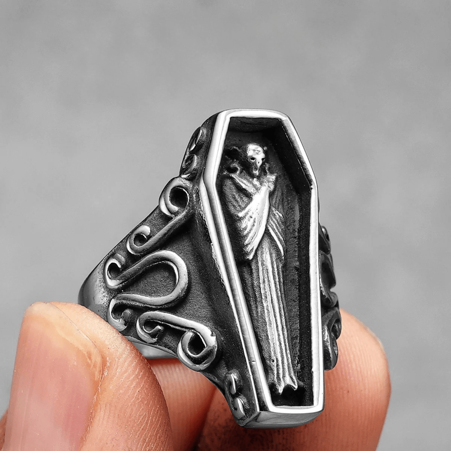 Vampire Coffin Ring