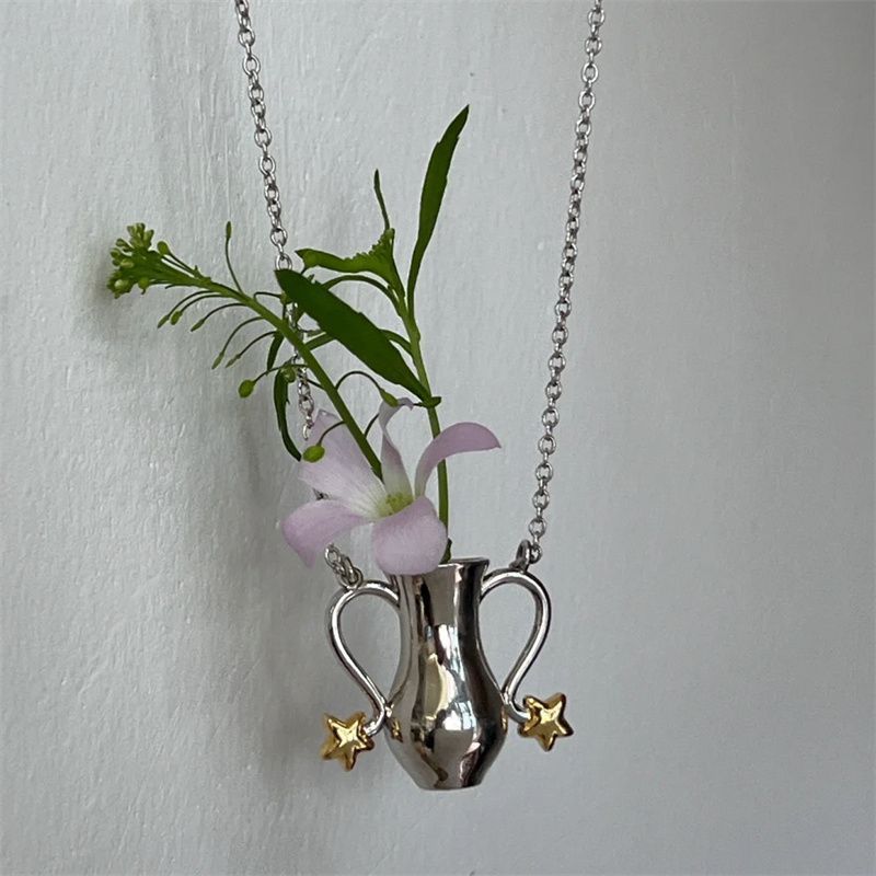 Vase of Stars Necklace