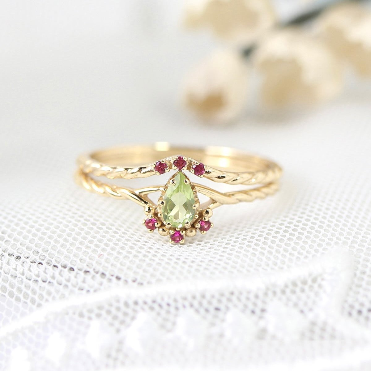Verdant Reverie Ring Set