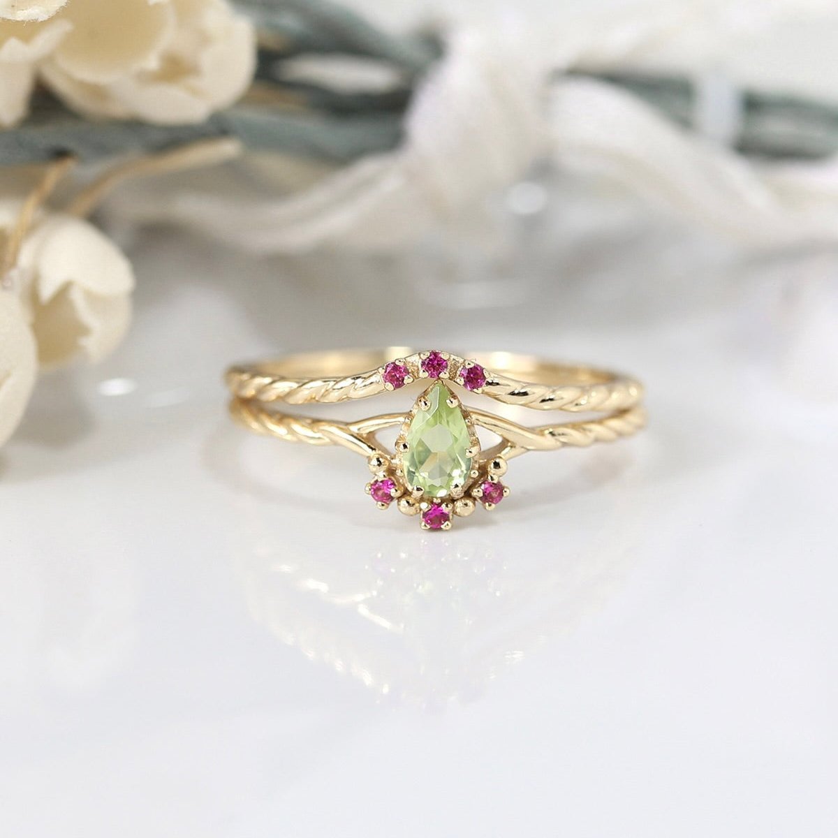 Verdant Reverie Ring Set