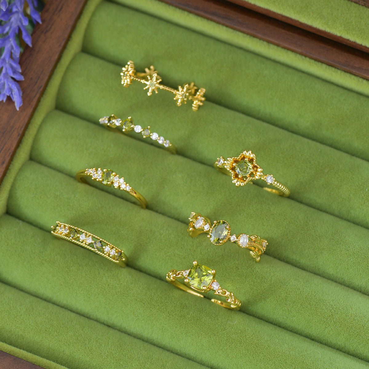 Verte Étoile Ring