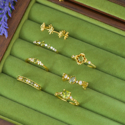 Verte Étoile Ring