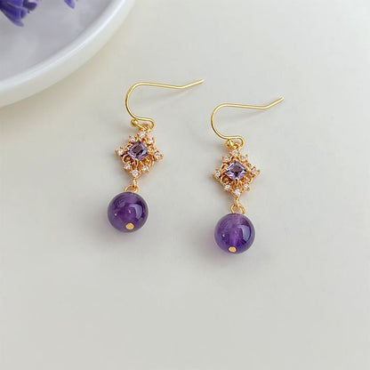 Violet Daphne Earrings