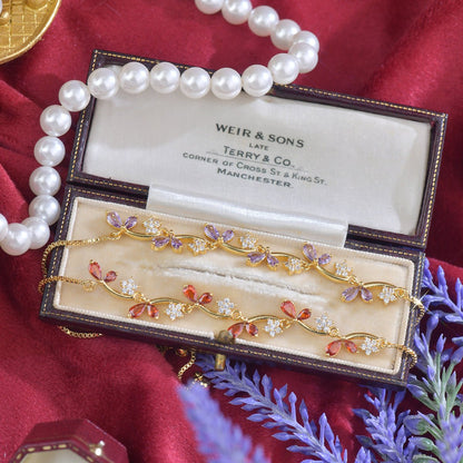 Violet Ivy Bracelet