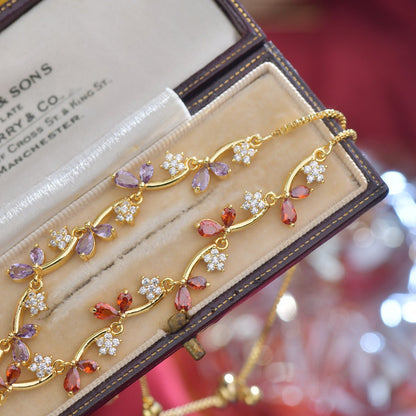 Violet Ivy Bracelet