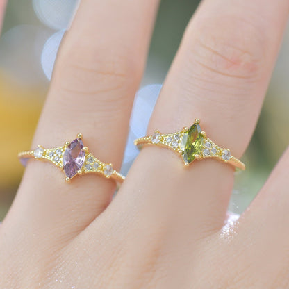 Violet Marquise Muse Ring
