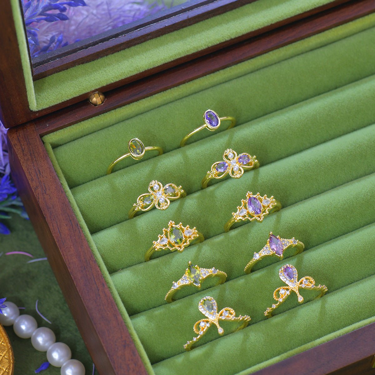 Violet Marquise Muse Ring