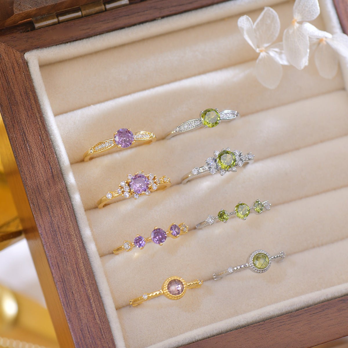 Violet Nova Ring