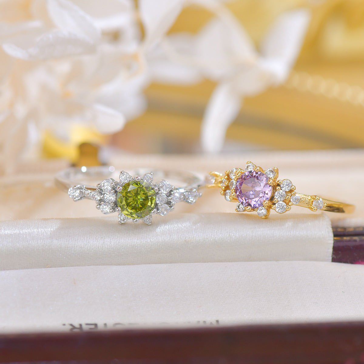 Violet Nova Ring