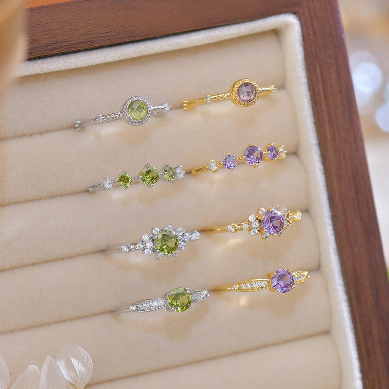Violet Nova Ring