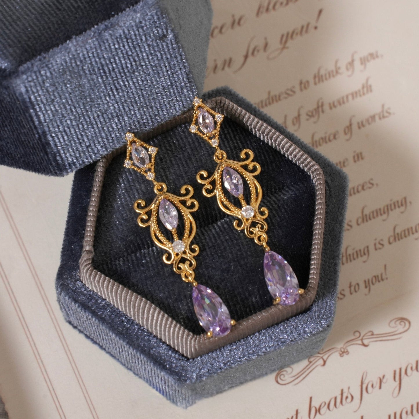 Violet Reverie Earrings