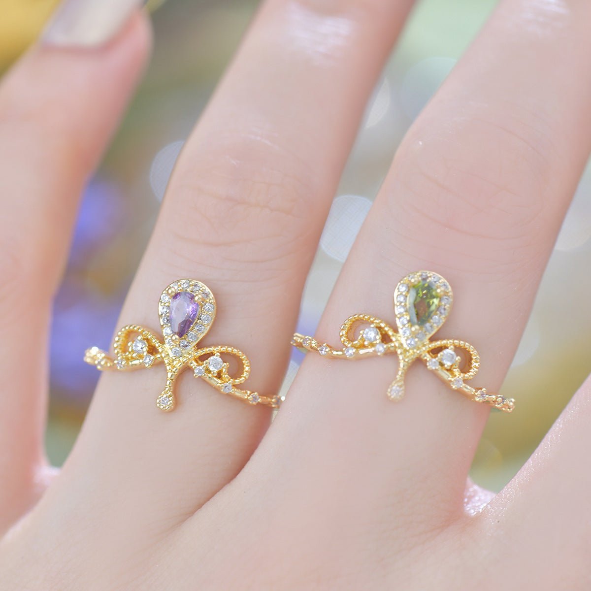 Violet Tiara Ring