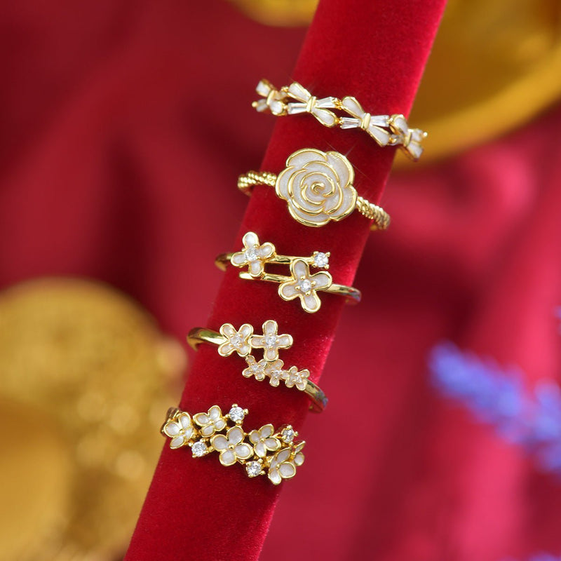 White Jasmine Ring