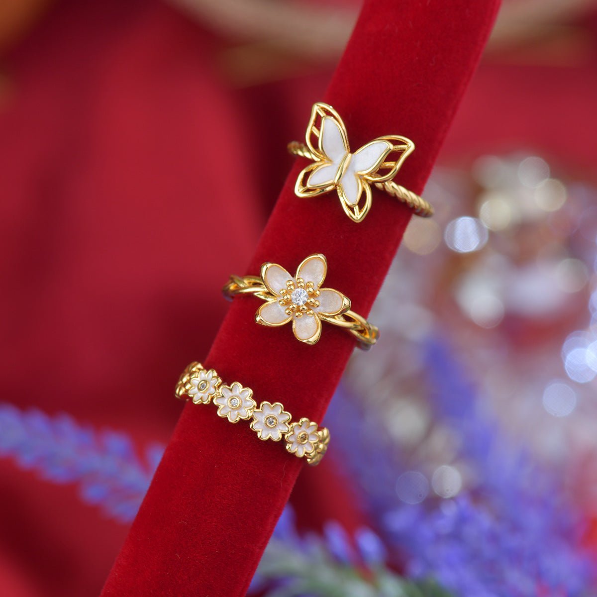 White Primrose Ring
