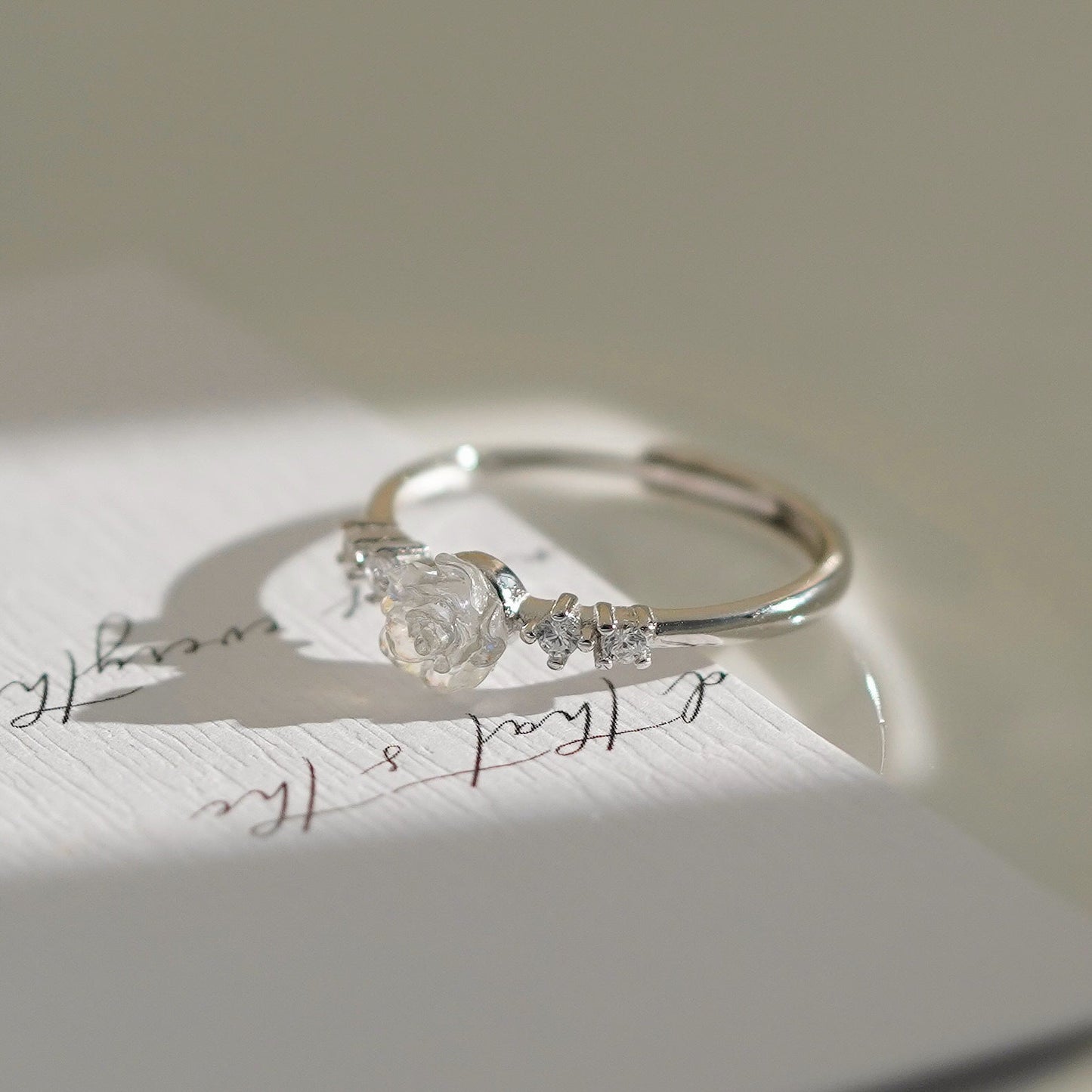 White Rose Ring