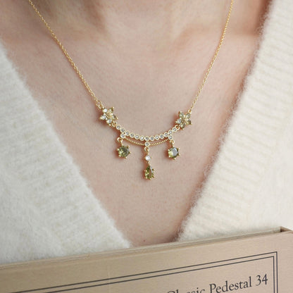 Wildflower Serenade Necklace in Green
