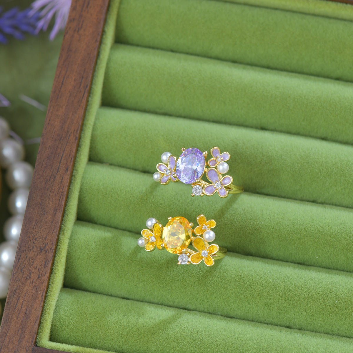 Wisteria Amethyst Ring