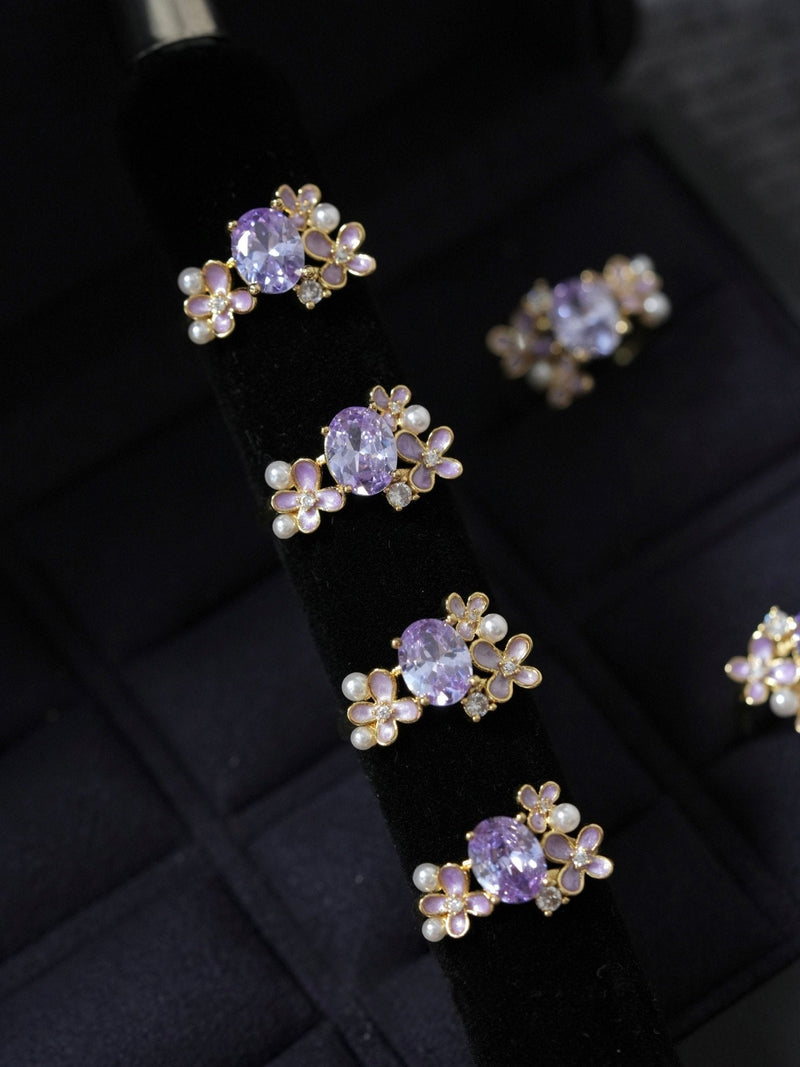 Wisteria Amethyst Ring