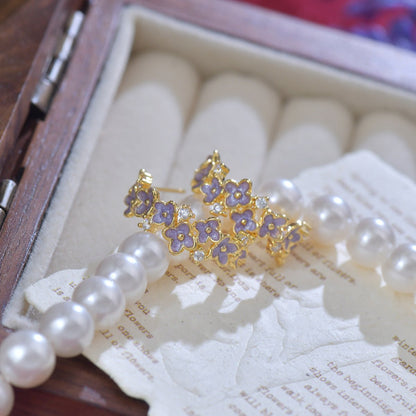 Wisteria Hoop Earrings