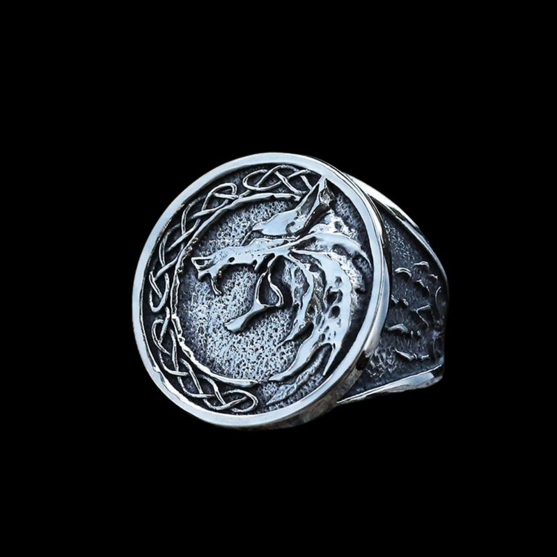 Witcher Wolf Viking Ring