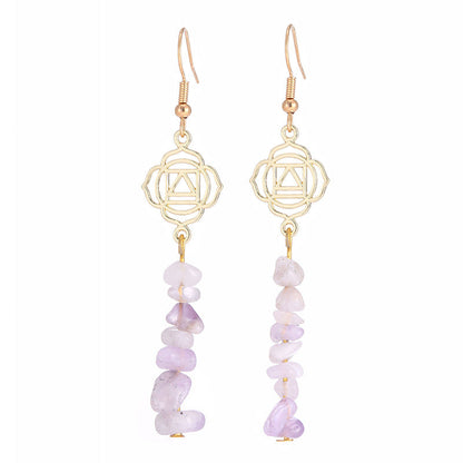 Zen Cairn Citrine Confidence Earrings for Healing