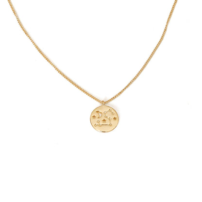 Zodiac Coin Necklace